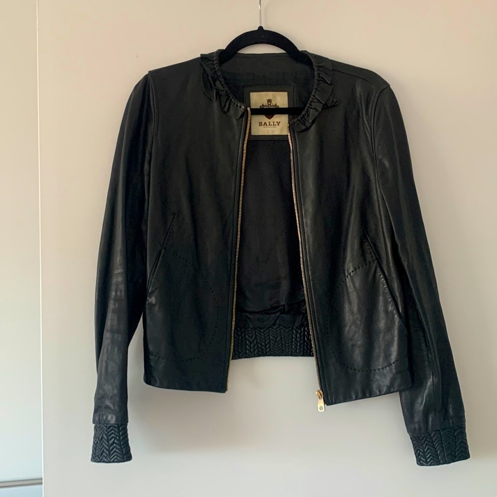 Bally leather jacket
